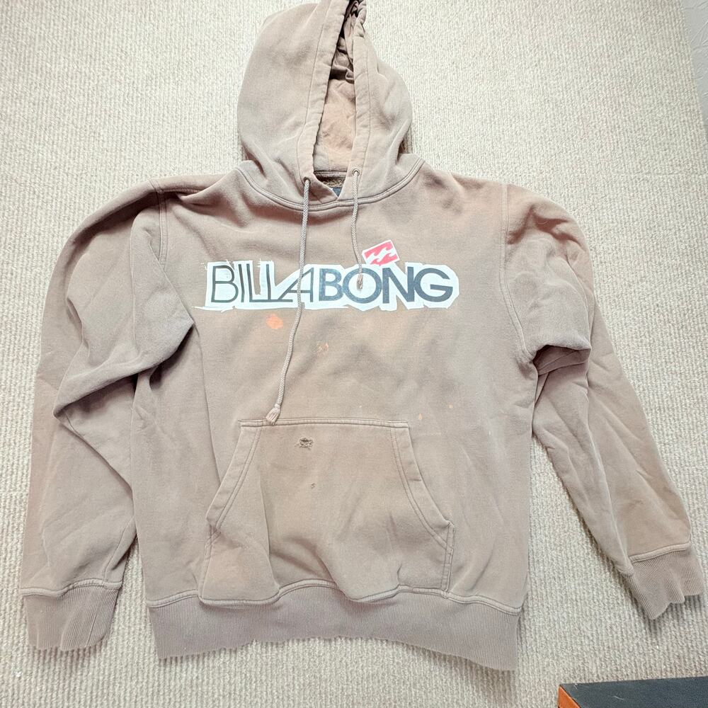 Billabong Vintage Y2K Hoodie Thrashed Worn Men’s xL